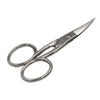 A pair of ELK brand heavy duty curved scissors with stainless steel blades and round handles.